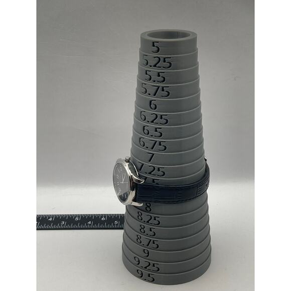 Timex Mens Indiglo Watch 35mm New Battery New Italian Leather Band WR 50M Date - Picture 12 of 12